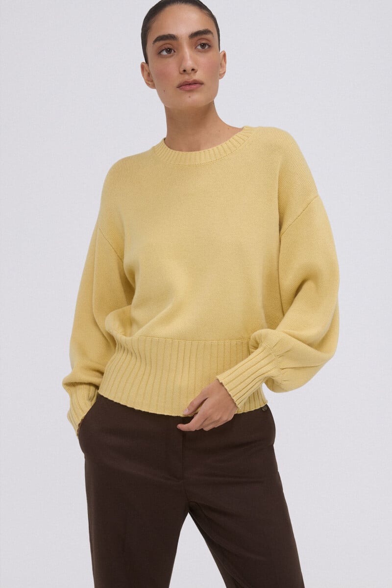 pedro del hierro Jersey manga abullonada