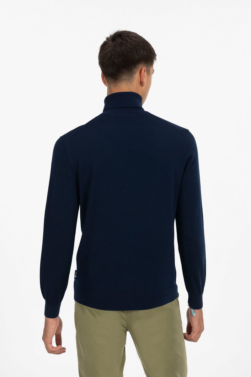 Pedro Del Hierro Jersey Merino Cuello Cisne