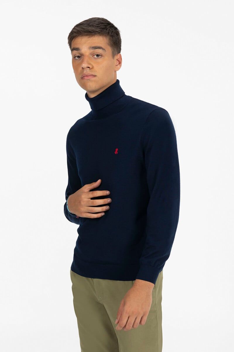 pedro del hierro Jersey merino cuello cisne