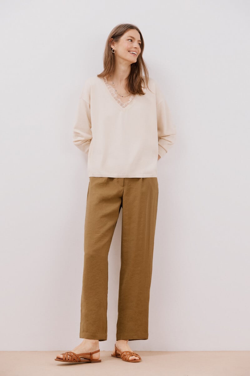 Pedro Del Hierro Jersey Pico Encaje