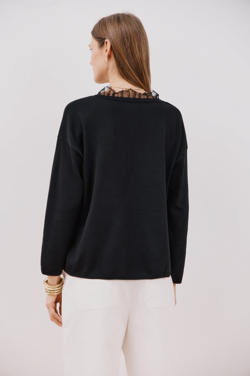 Pedro Del Hierro Jersey Pico Encaje