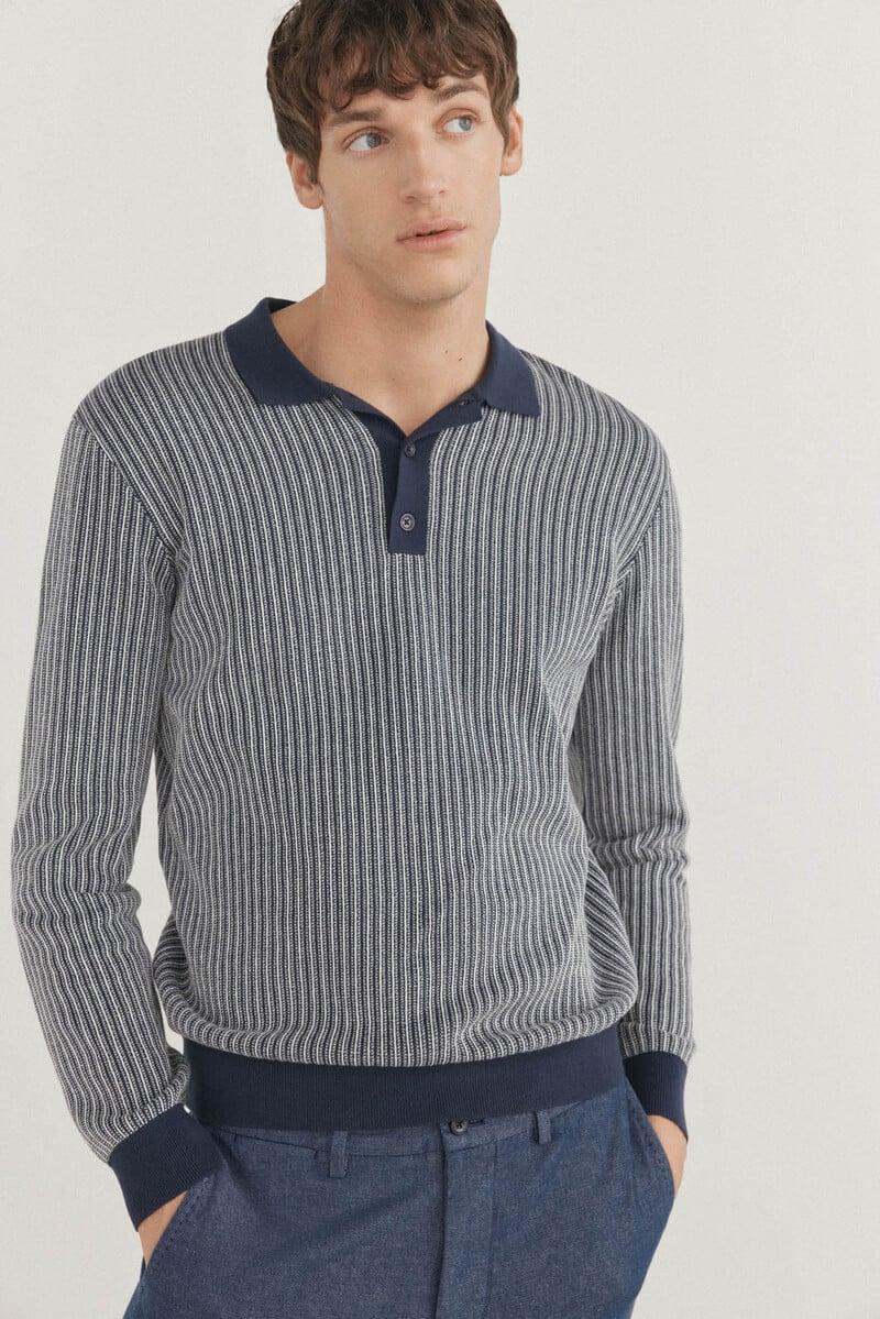 Pedro Del Hierro Jersey Polo Estructura Vertical