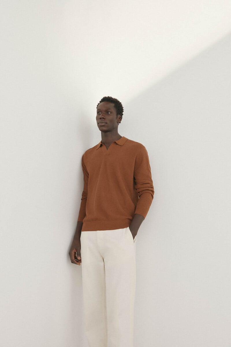 Pedro Del Hierro Jersey Polo Liso Manga Larga