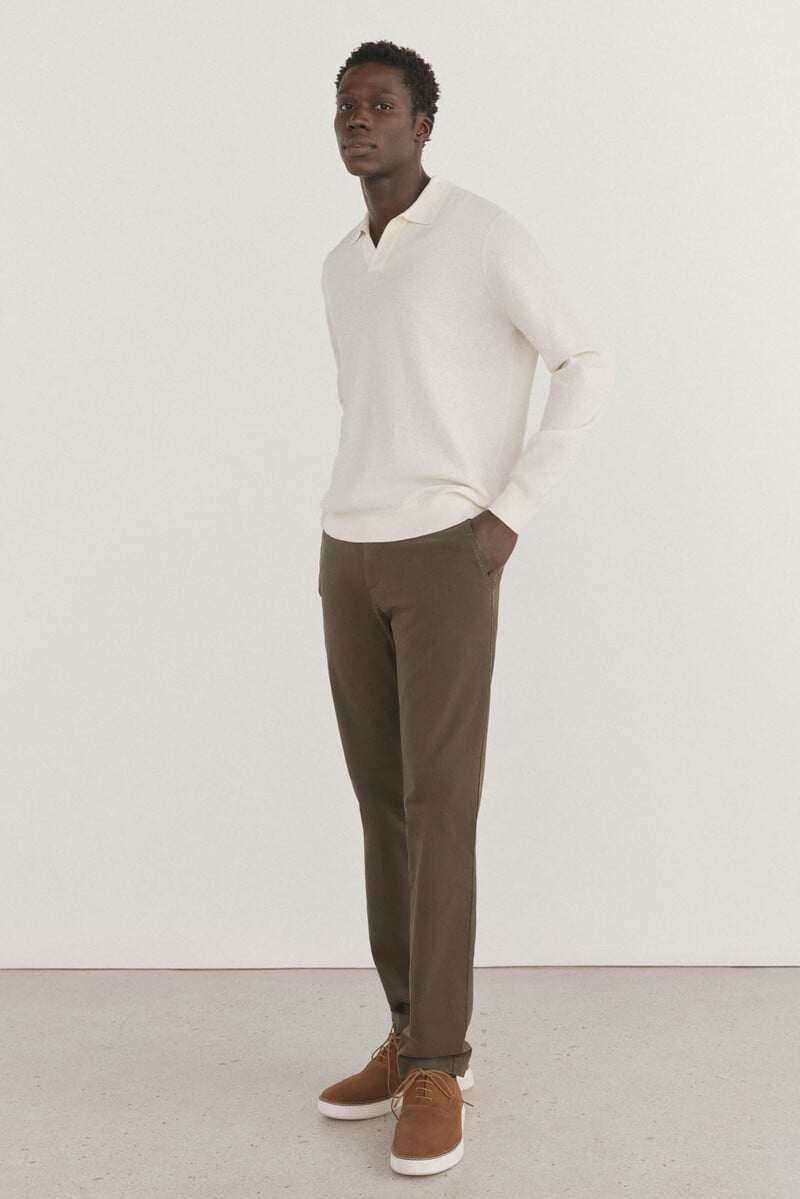 Pedro Del Hierro Jersey Polo Liso Manga Larga