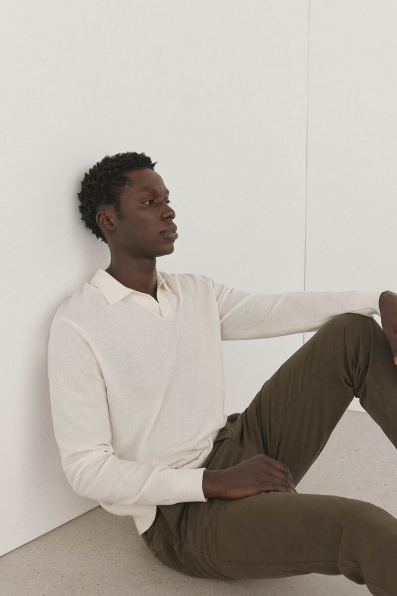 pedro del hierro Jersey polo liso manga larga