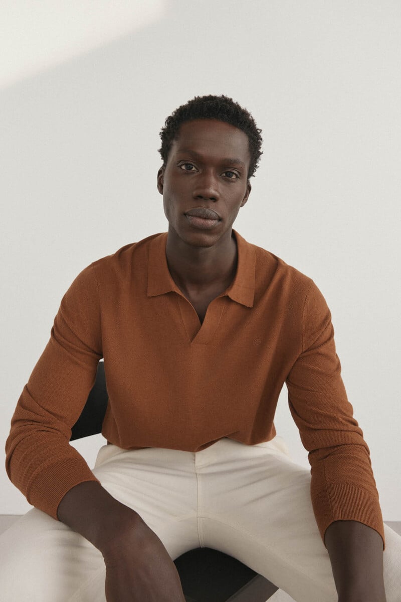 Pedro Del Hierro Jersey Polo Liso Manga Larga