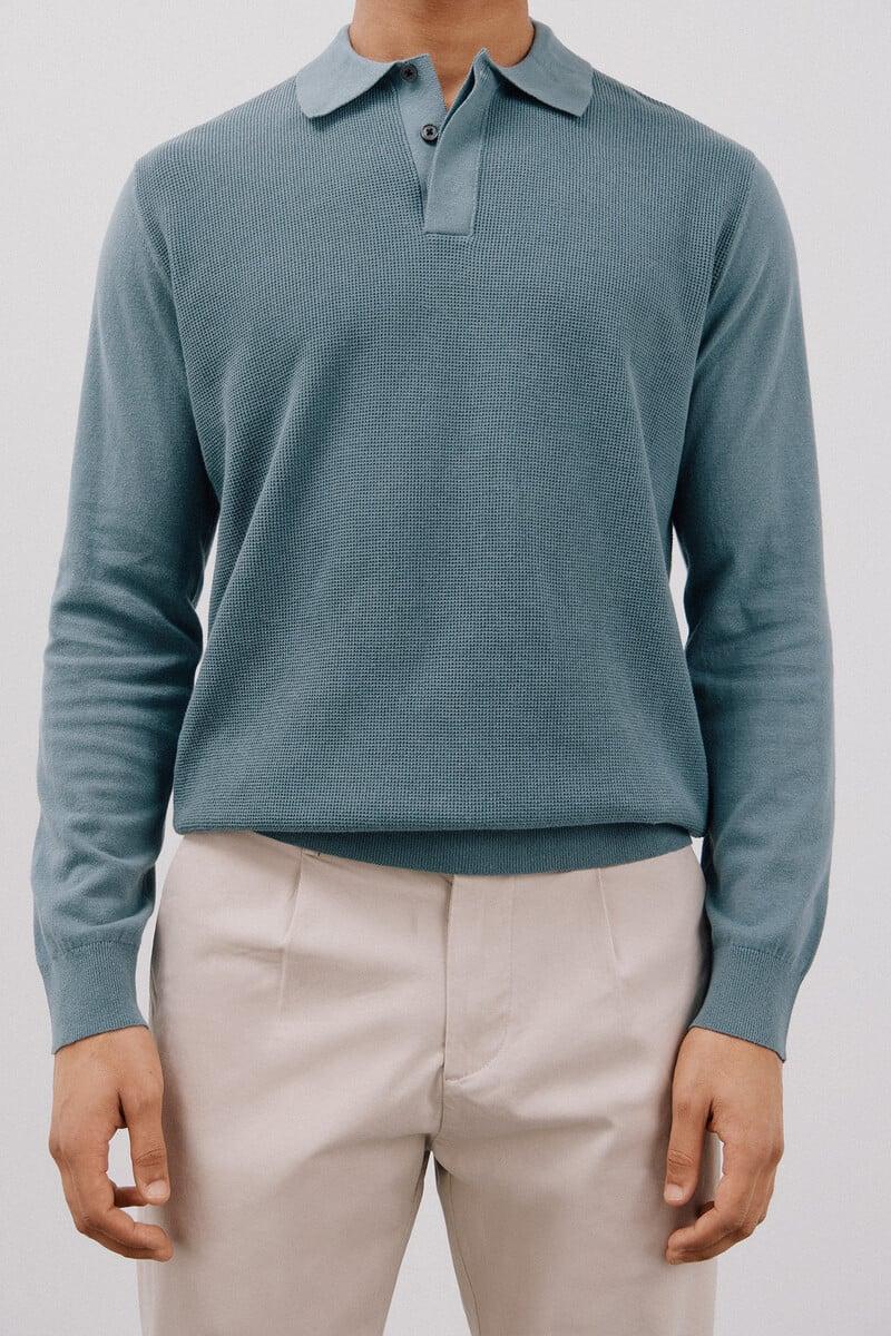 Pedro Del Hierro Jersey Polo Manga Larga Algodón