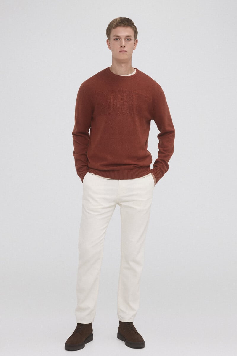 Pedro Del Hierro Jersey Punto Lana Big Logo