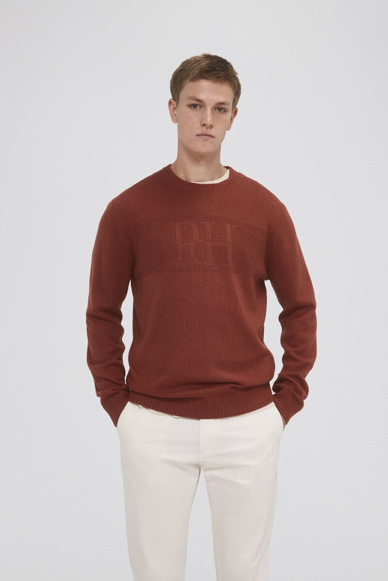 pedro del hierro Jersey punto lana big logo