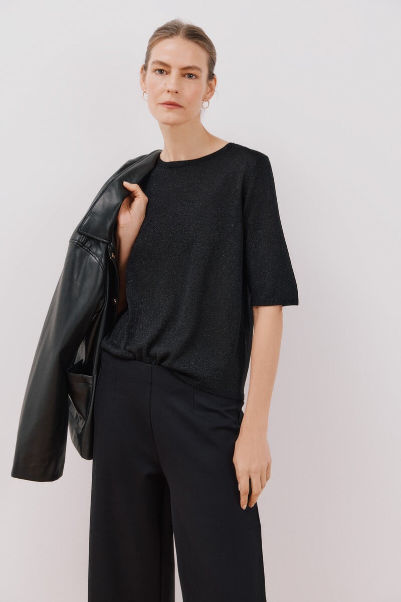 pedro del hierro Jersey punto metalizado