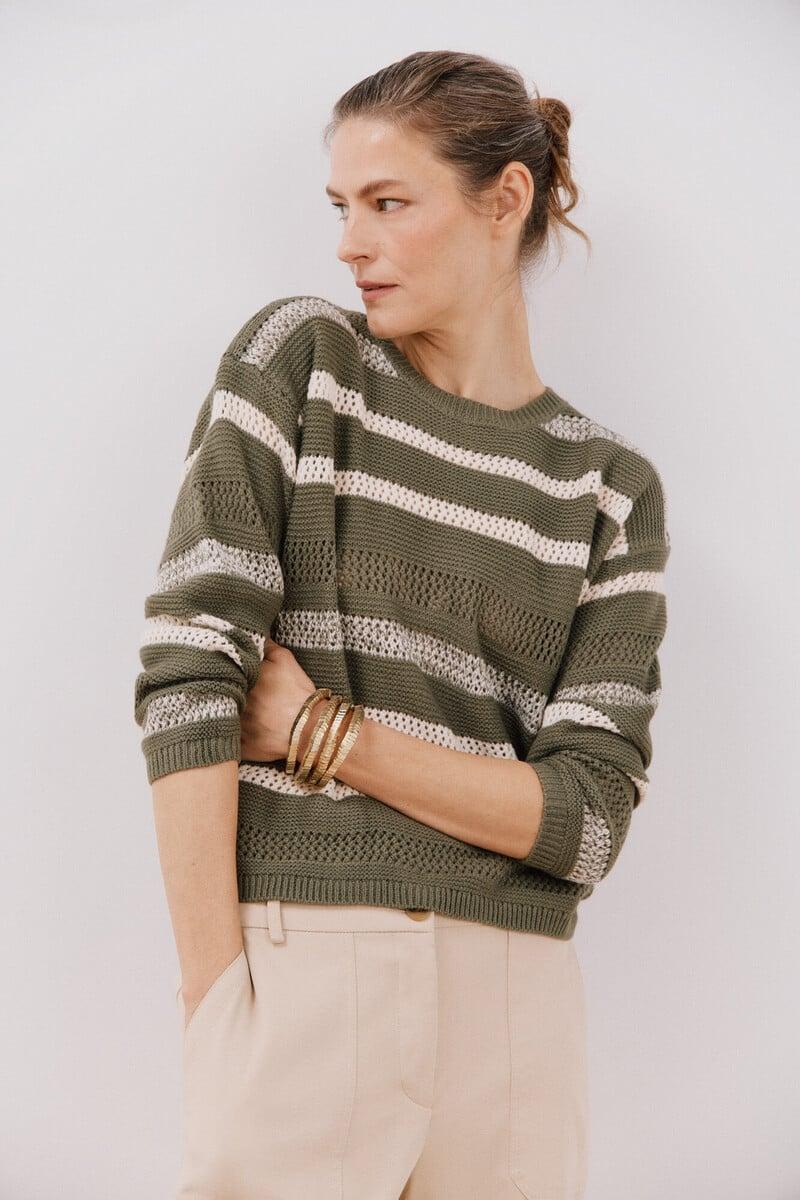 Pedro Del Hierro Jersey Rayas Bicolor