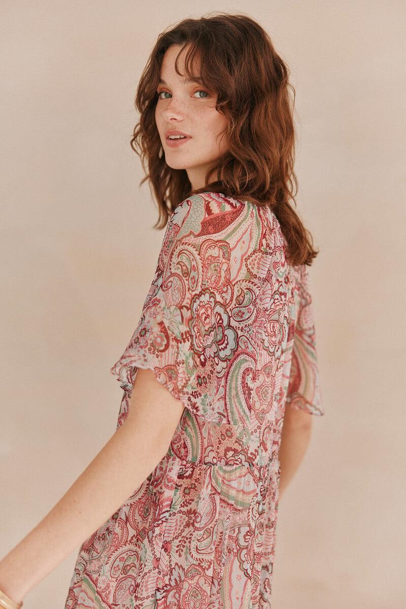 Pedro Del Hierro Lina. Vestido Estampado