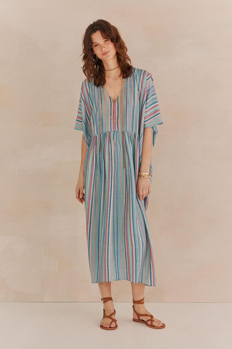 Pedro Del Hierro Lina. Vestido Estampado