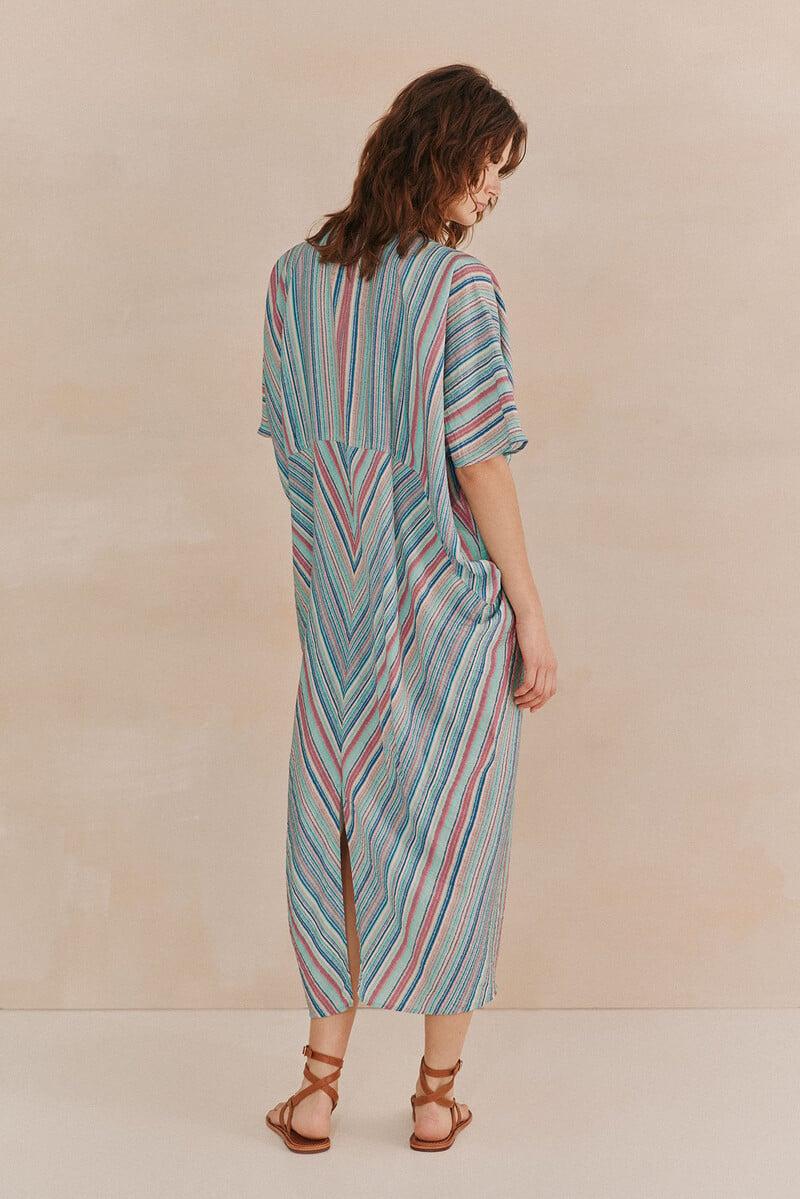 Pedro Del Hierro Lina. Vestido Estampado