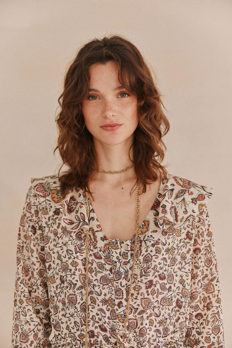 Pedro Del Hierro Lorena. Vestido Estampado