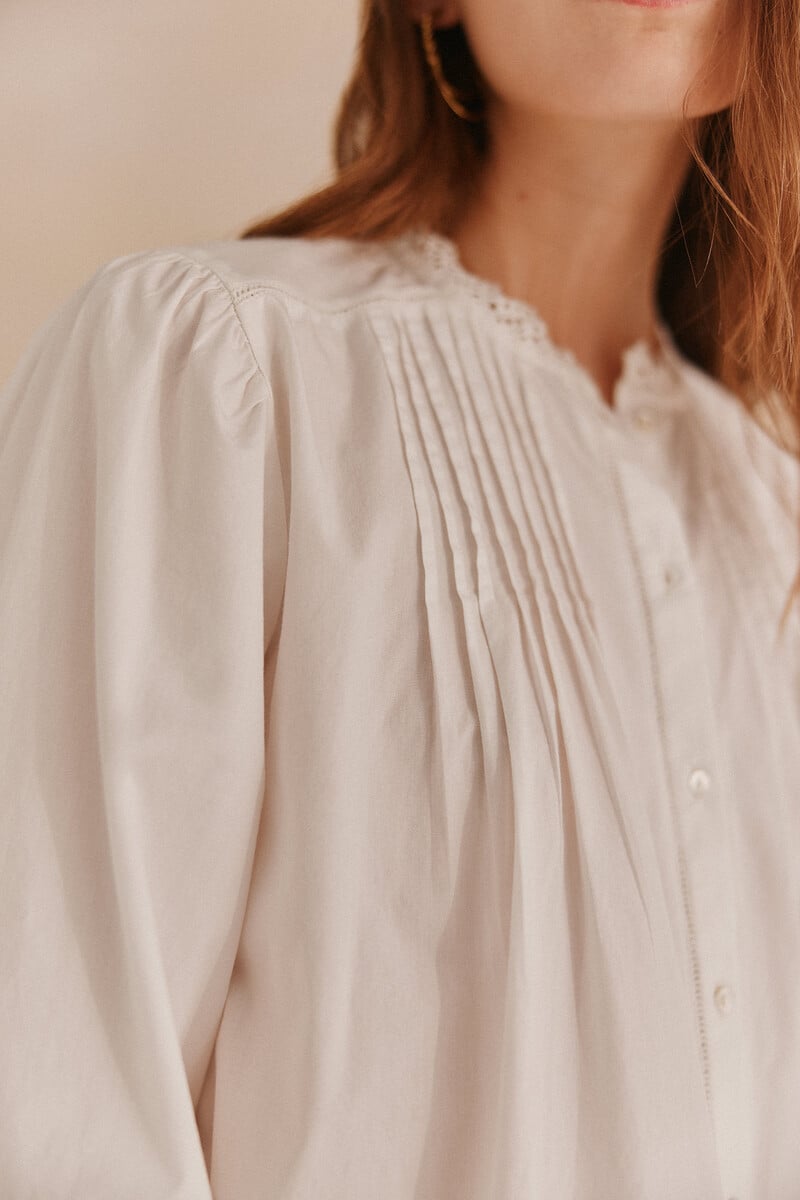 Pedro Del Hierro Lorraine. Blusa Jaretas