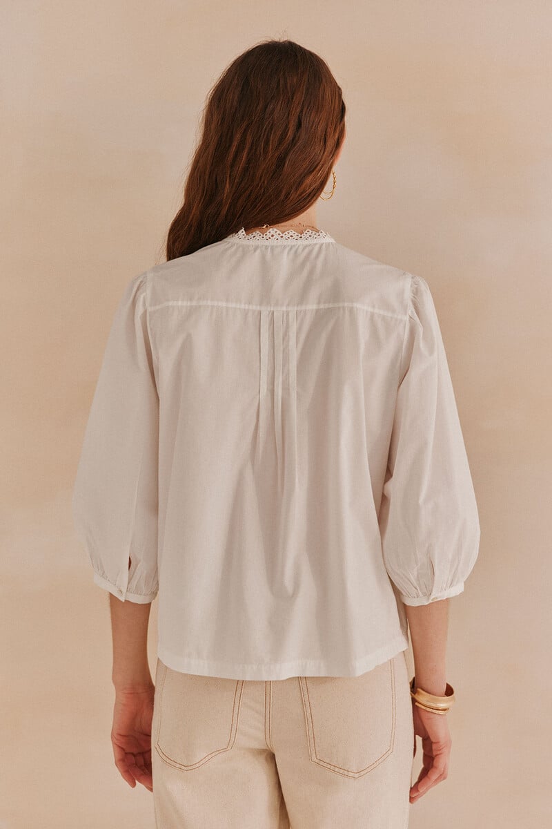 Pedro Del Hierro Lorraine. Blusa Jaretas