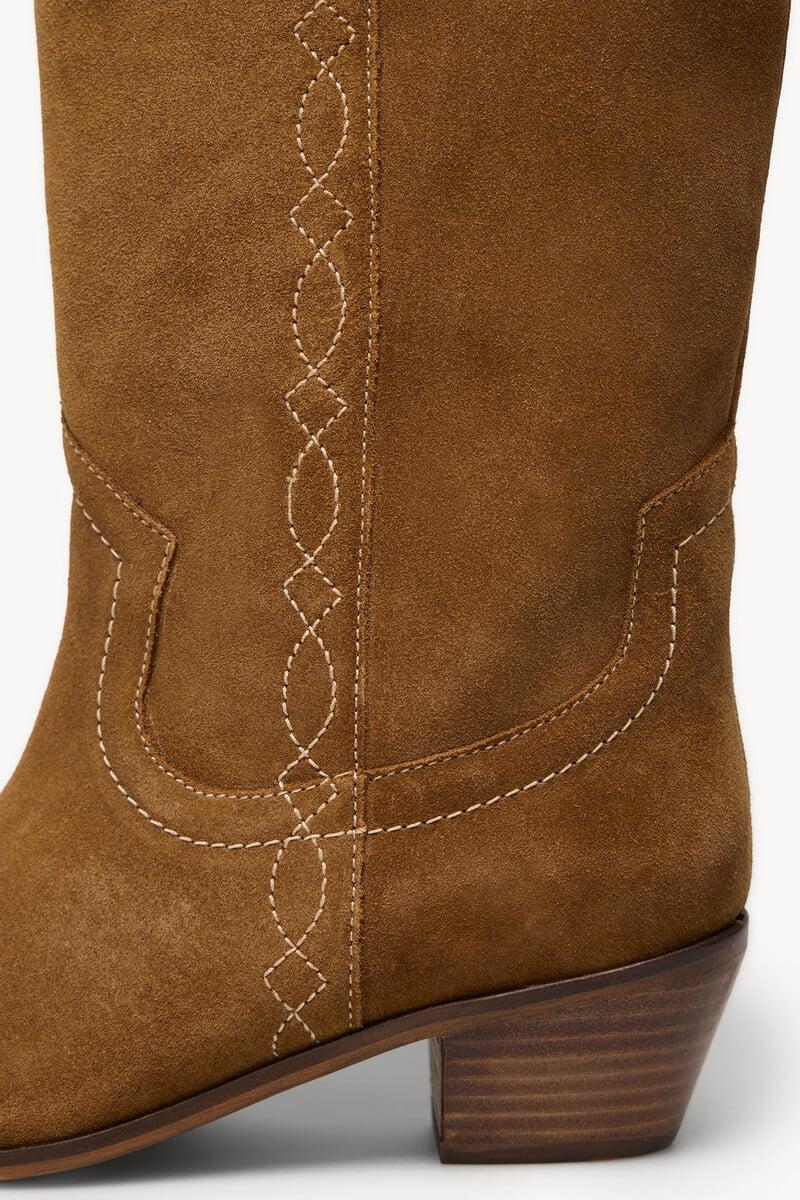 Pedro Del Hierro Maialen. Botas De Serraje Cowboy