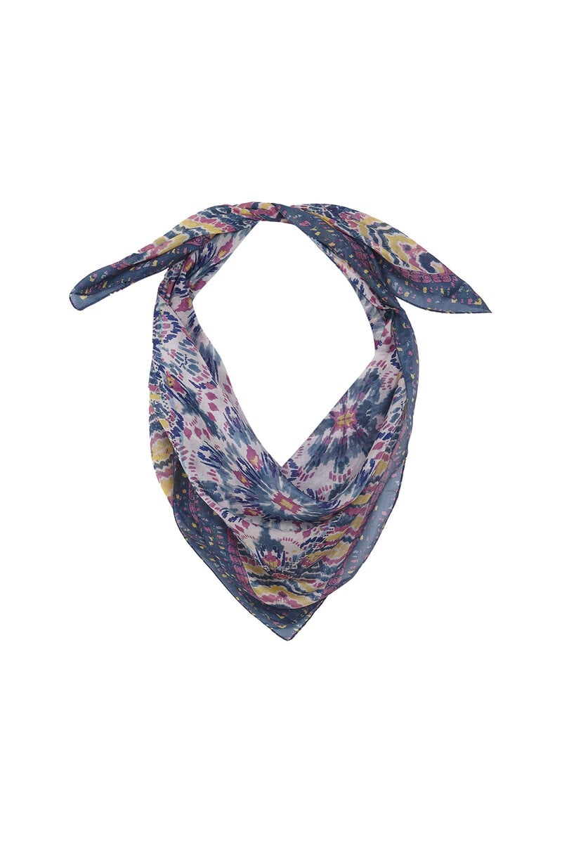 Pedro Del Hierro Malia. Fular De Seda Estampado