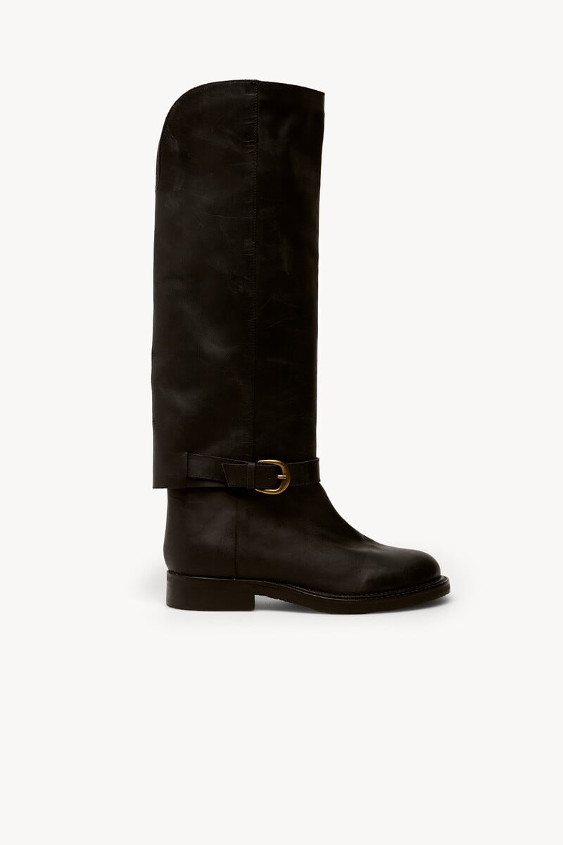 pedro del hierro Marcela. Botas altas piel