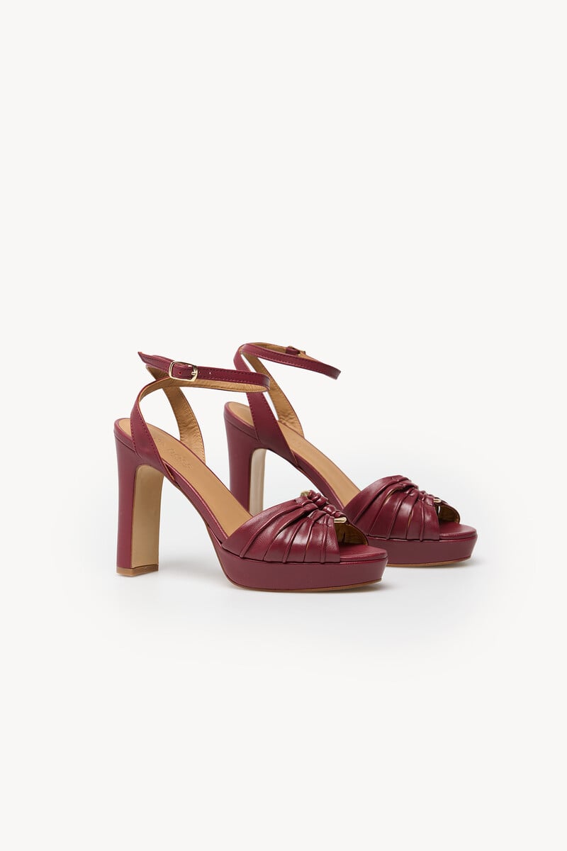 Pedro Del Hierro Marcela. Sandalia Tacón Piel