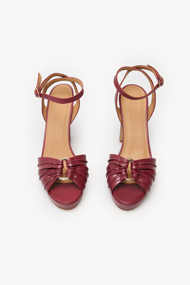 Pedro Del Hierro Marcela. Sandalia Tacón Piel