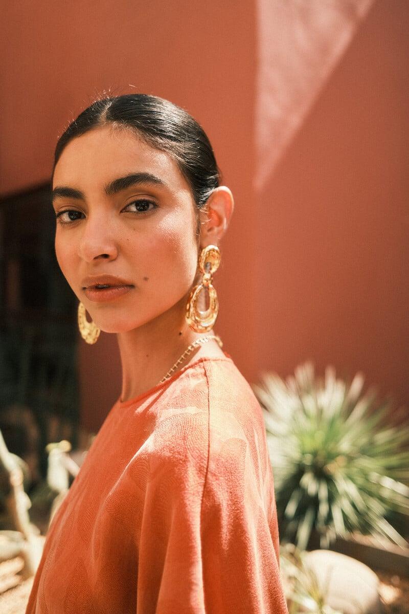 pedro del hierro Maritza. Pendientes ovalados