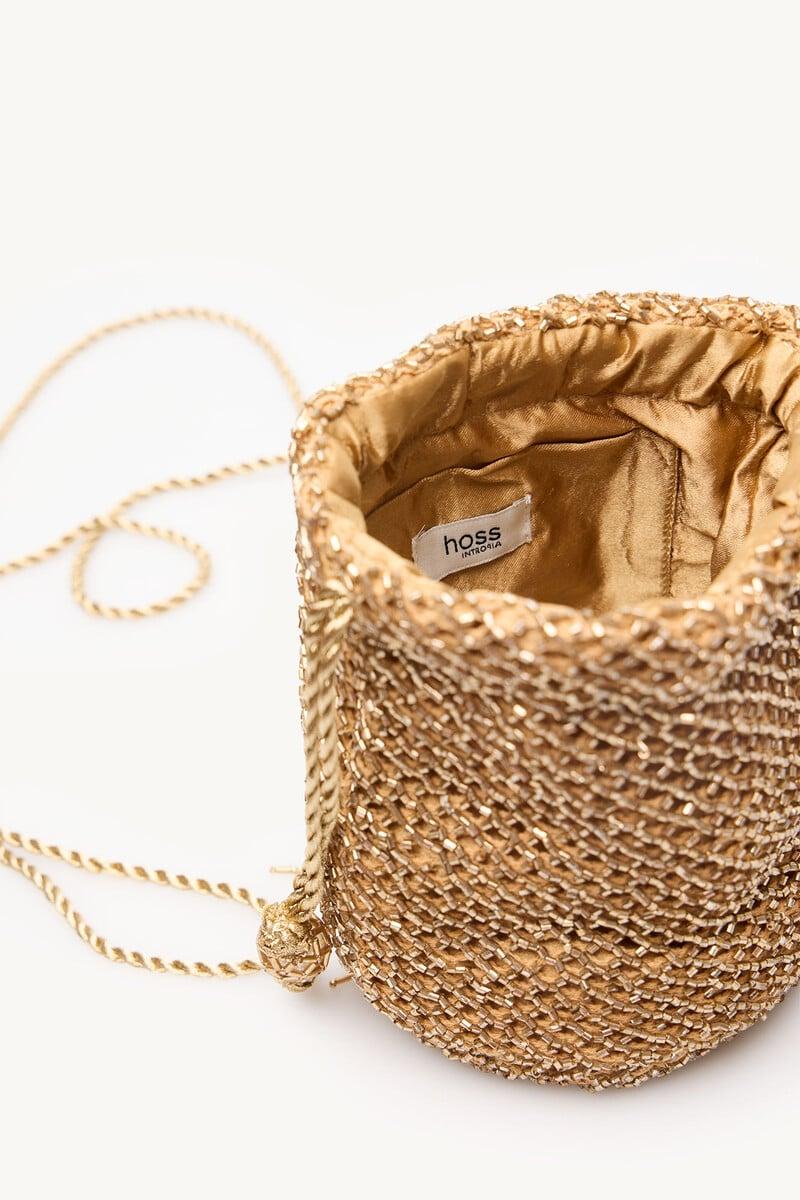 Pedro Del Hierro Mia. Bolso Bombonera Abalorios