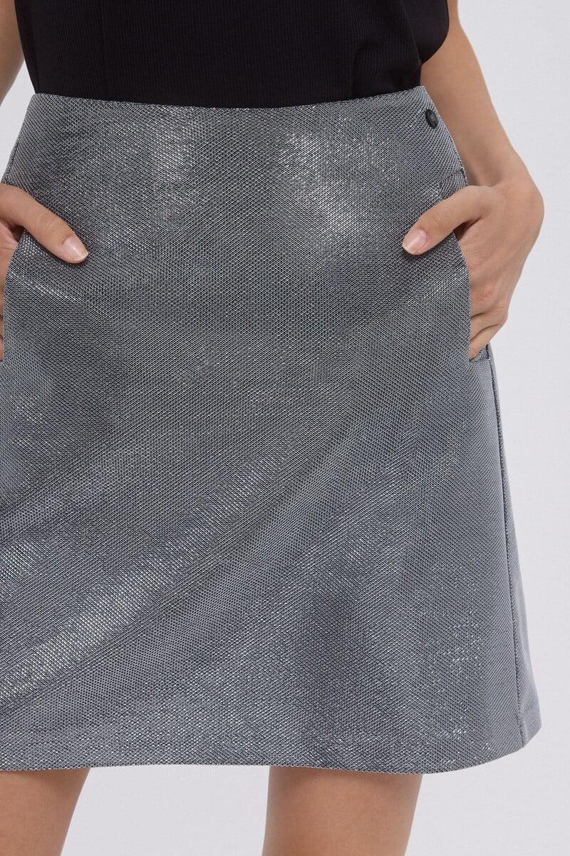 Pedro Del Hierro Mini Falda Tejido Fantasía