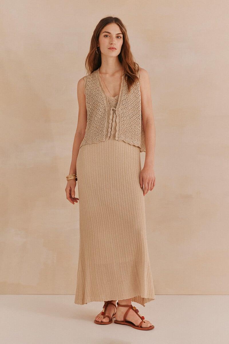 Pedro Del Hierro Nerea. Chaleco Punto