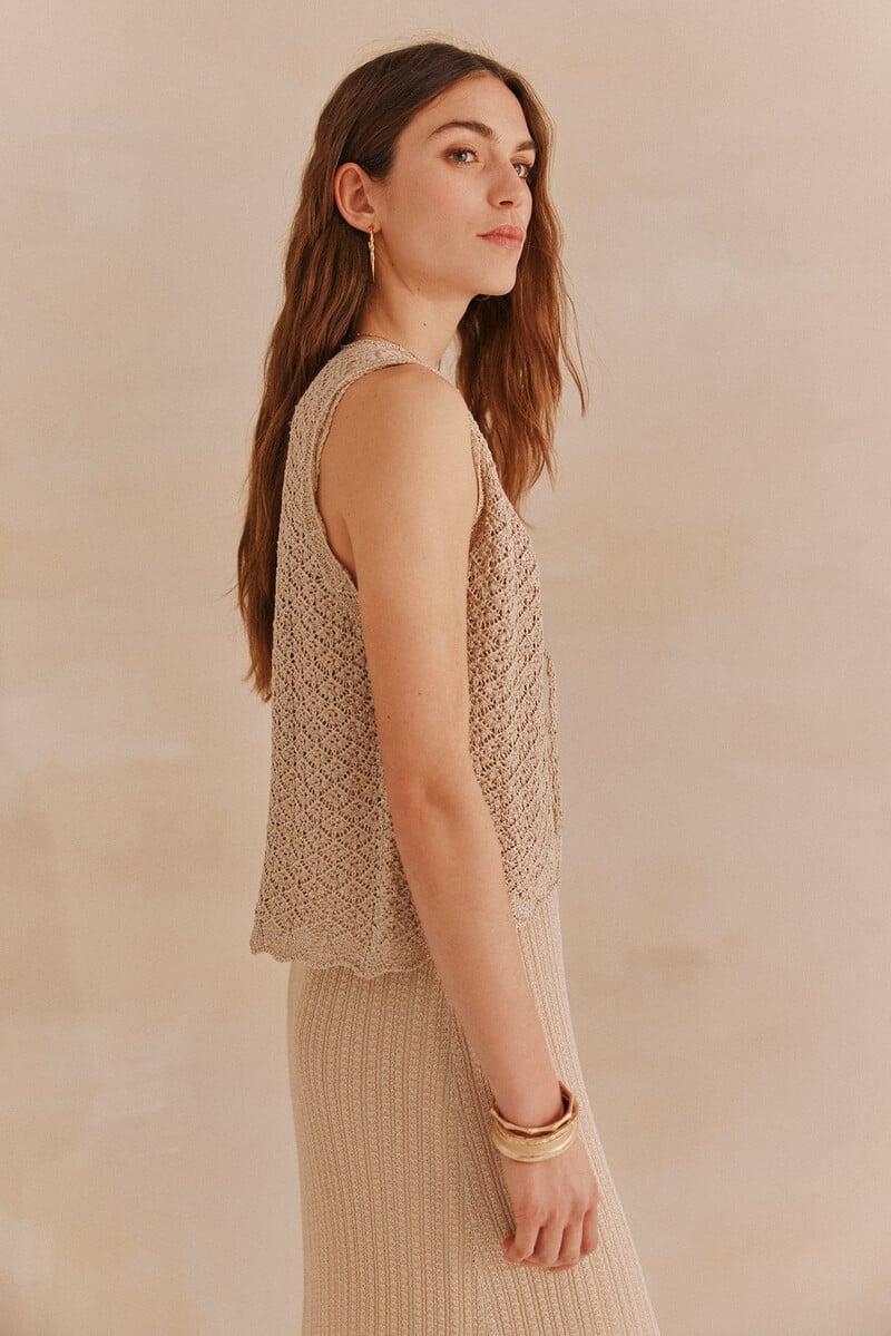 Pedro Del Hierro Nerea. Chaleco Punto