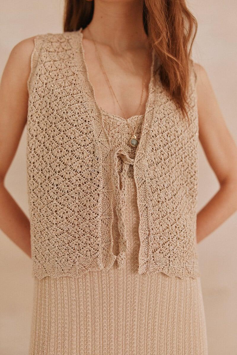 Pedro Del Hierro Nerea. Chaleco Punto