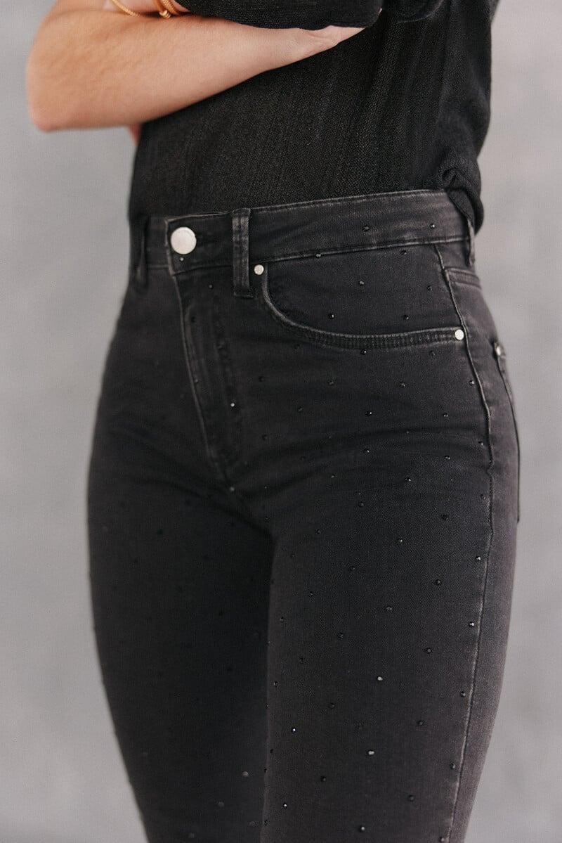 Pedro Del Hierro Odila. Jeans Skinny Con Brillos