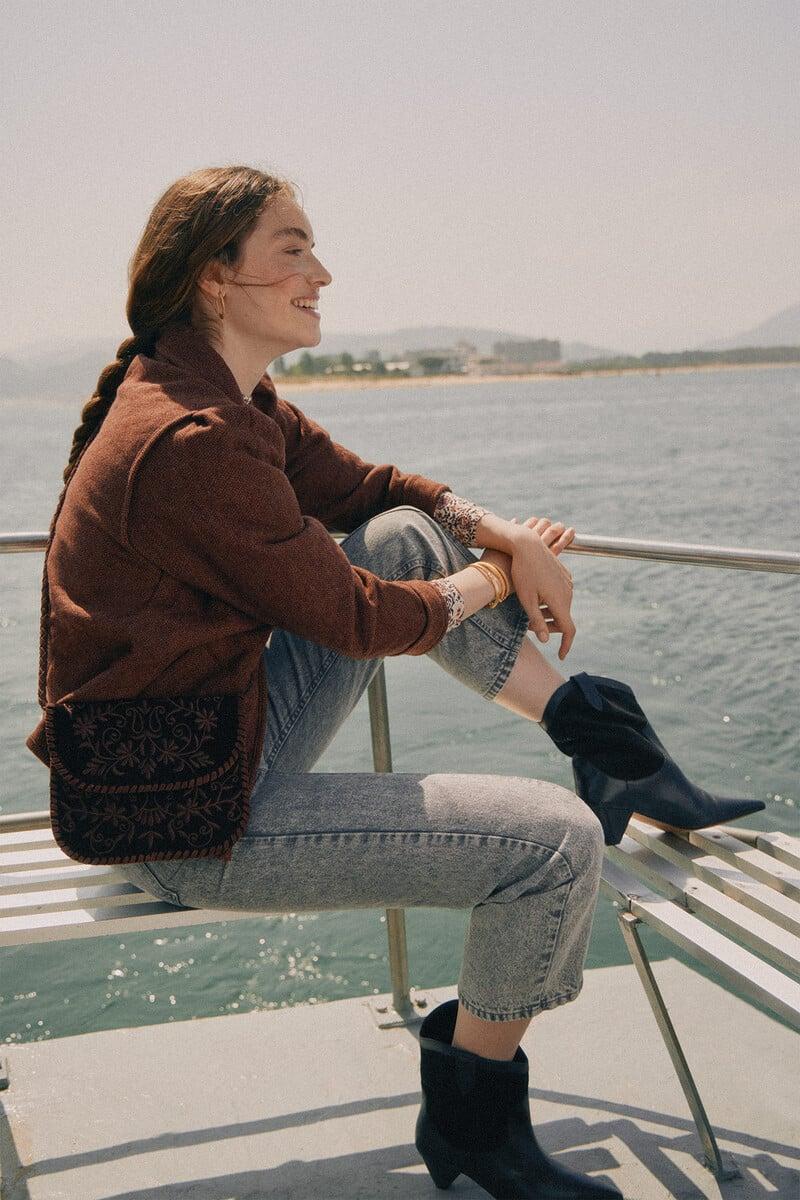 Pedro Del Hierro Olinda. Jeans Rectos Con Cortes