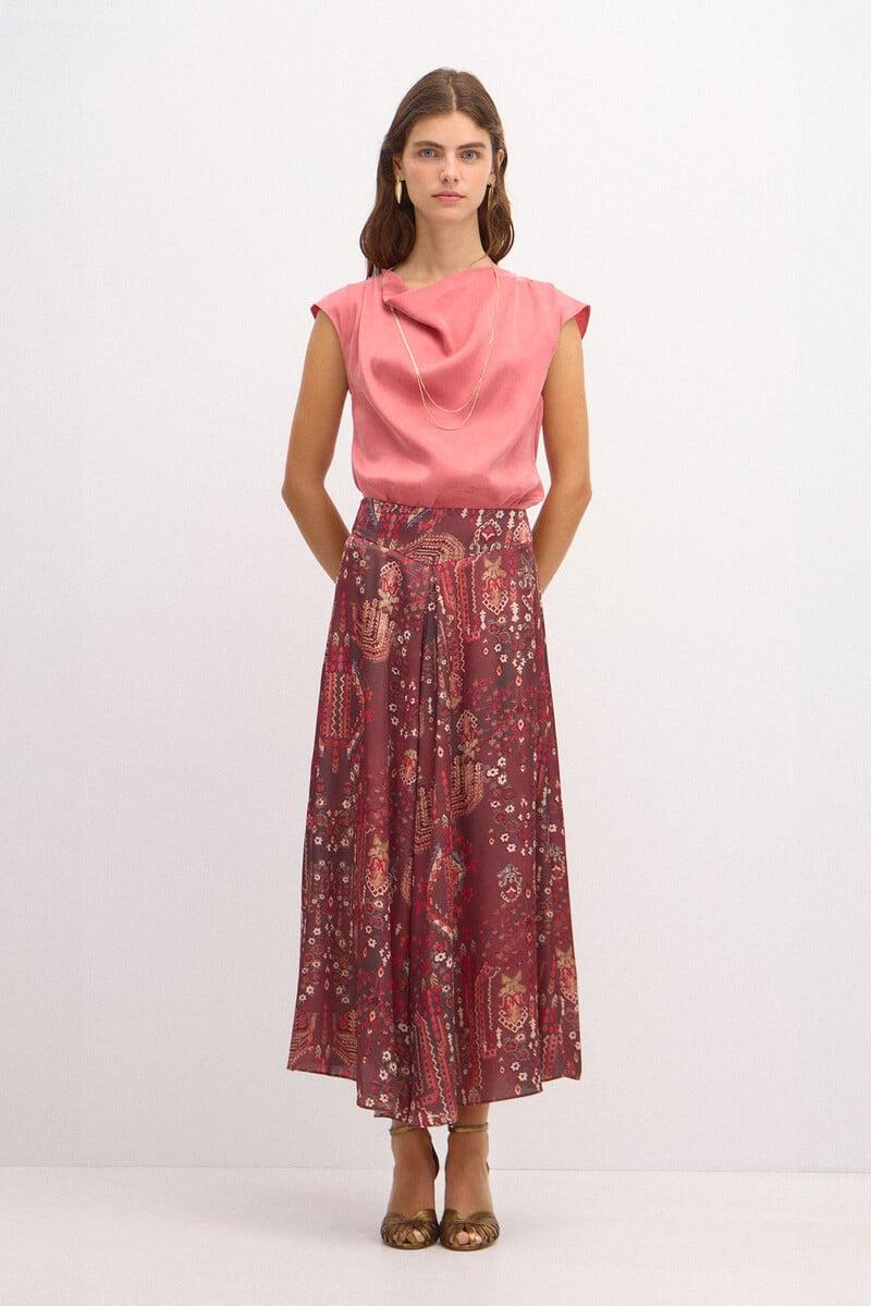 Pedro Del Hierro Olivia. Falda Canesú