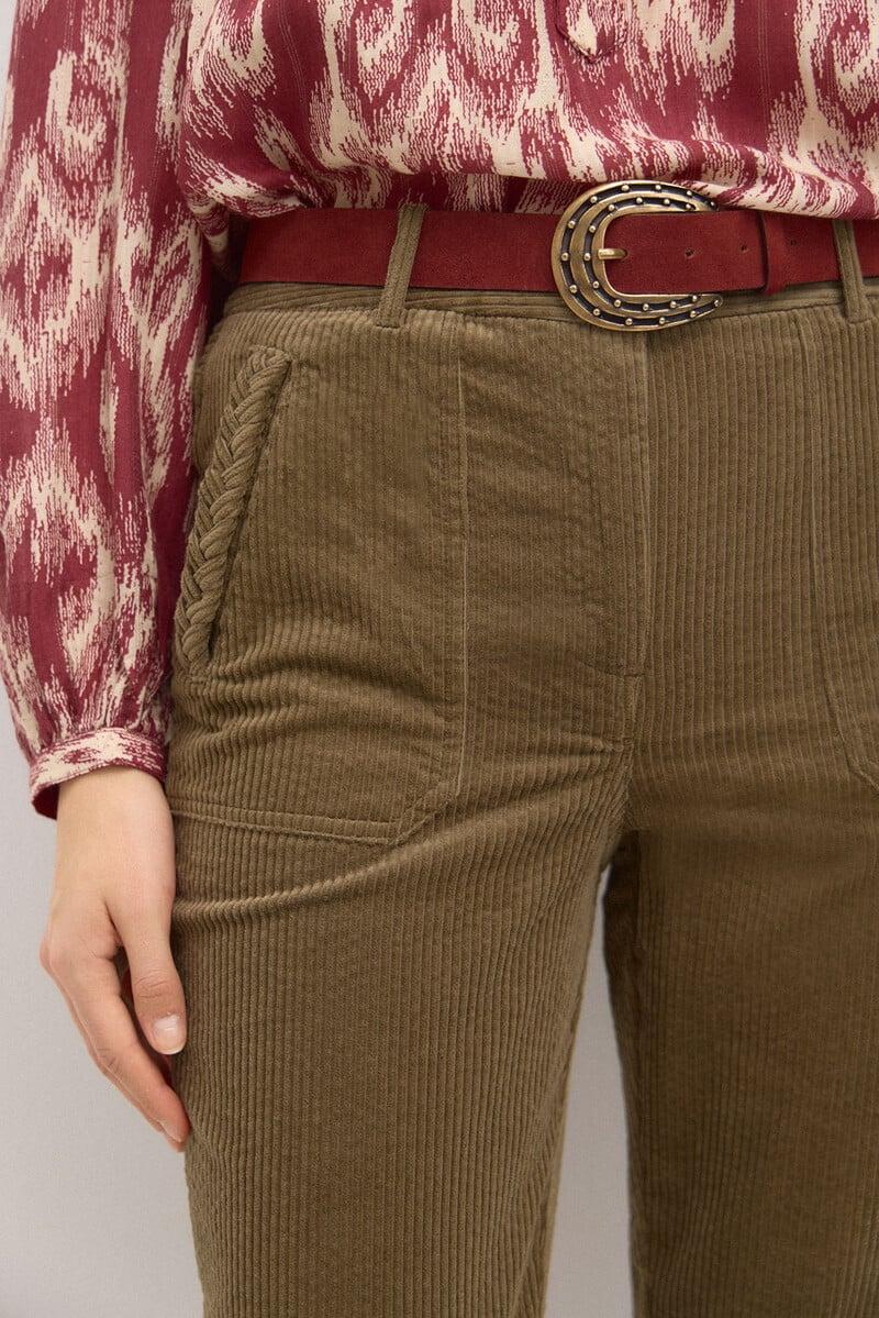 Pedro Del Hierro Padme. Pantalón Recto De Pana