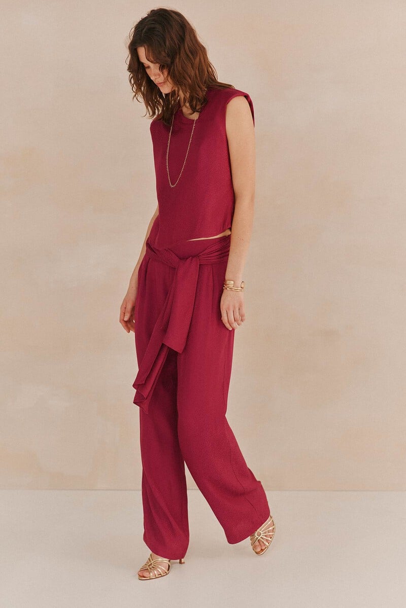 Pedro Del Hierro Paleana. Pantalones Satinados