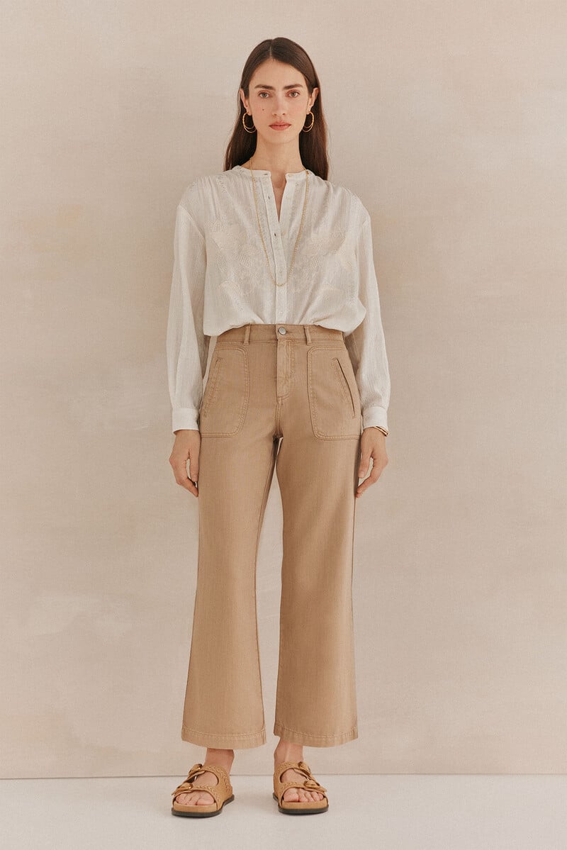 Pedro Del Hierro Paliana. Pantalones Fluidos