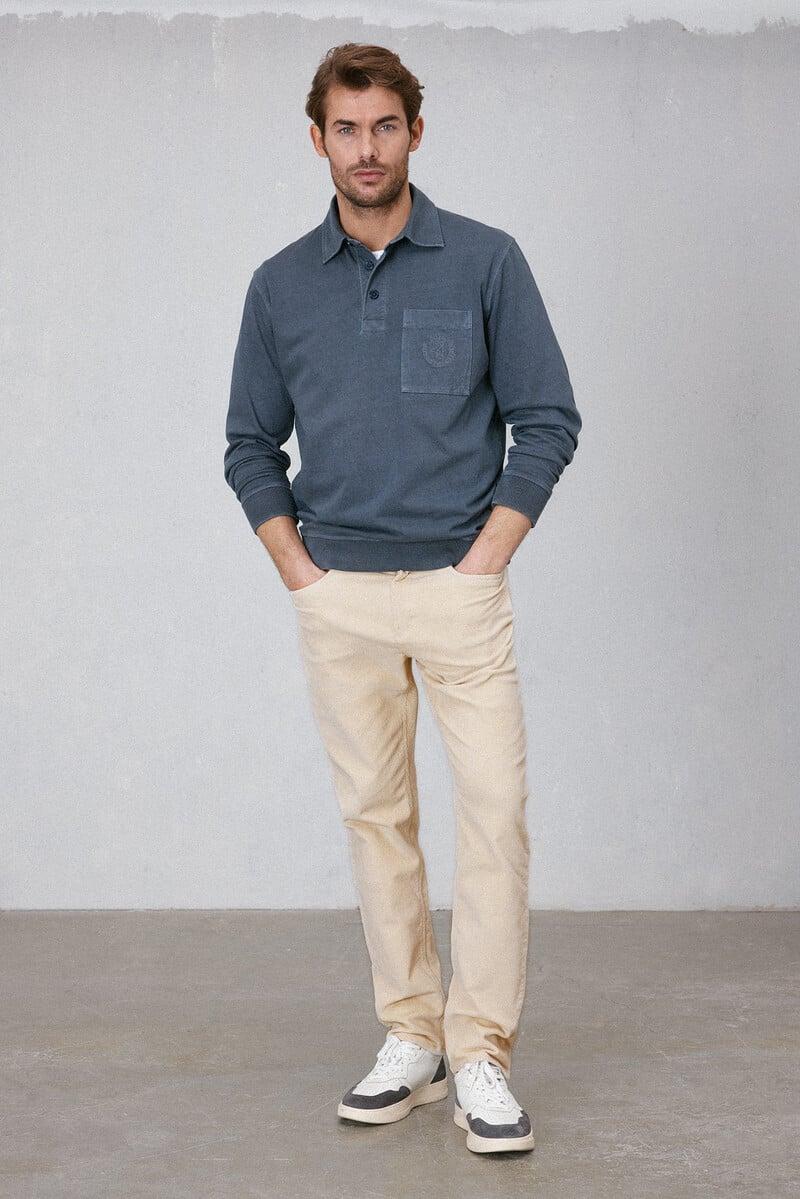 pedro del hierro Pantalón 5 bolsillos pana fina