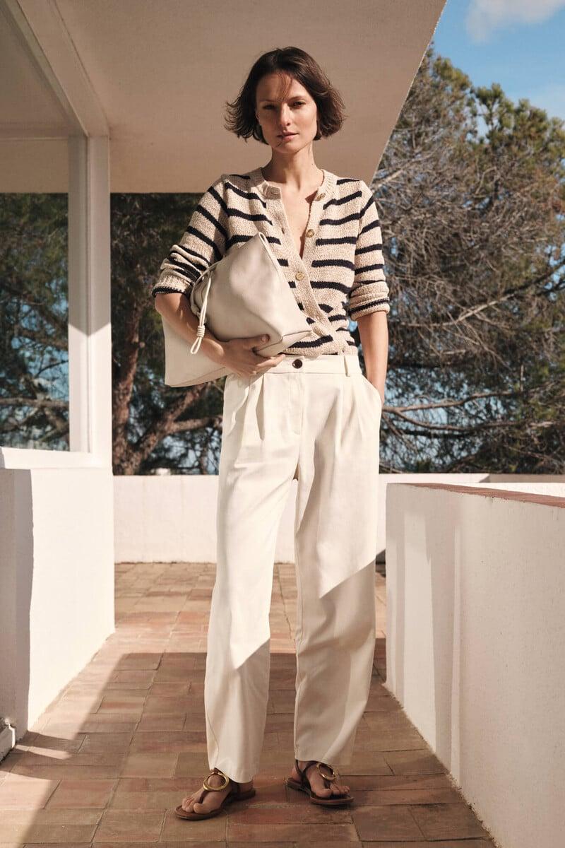 pedro del hierro Pantalón ancho con pinzas