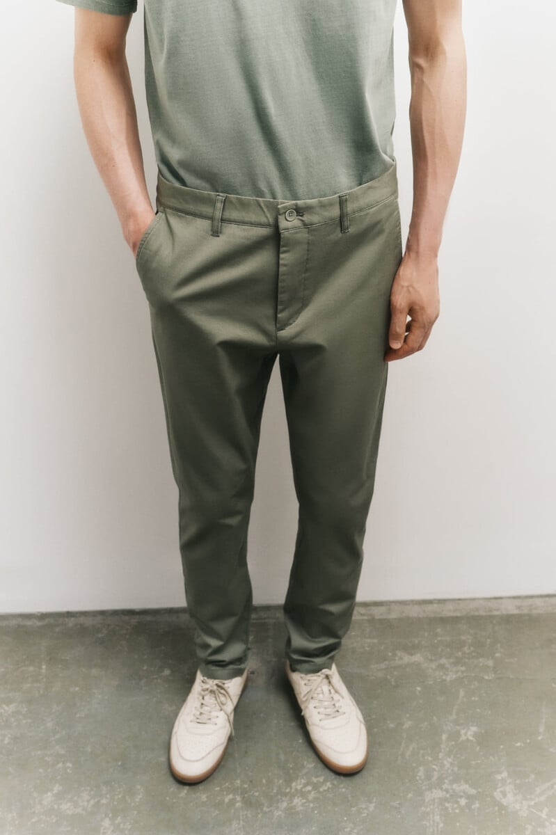 Pedro Del Hierro Pantalón Chino Formal Algodón