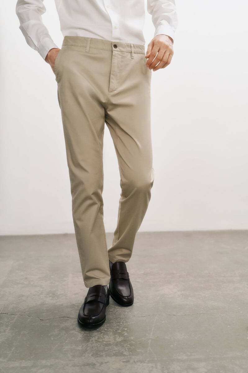 Pedro Del Hierro Pantalón Chino Formal Algodón