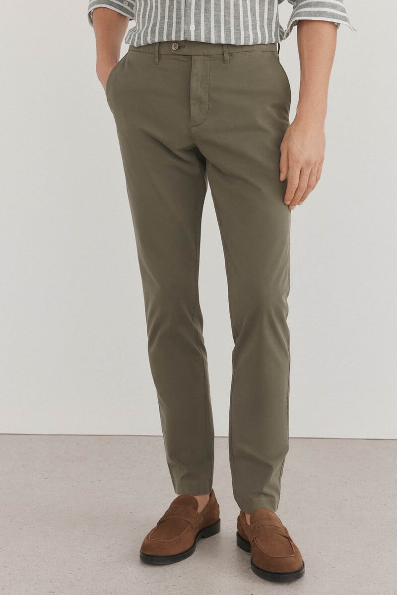 Pedro Del Hierro Pantalón Chino Slim Fit