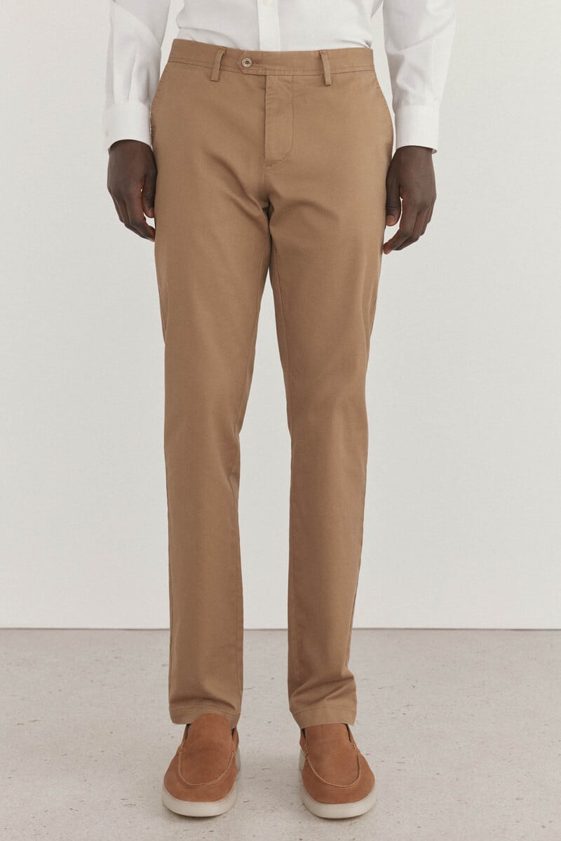 Pedro Del Hierro Pantalón Chino Slim Fit Con Print