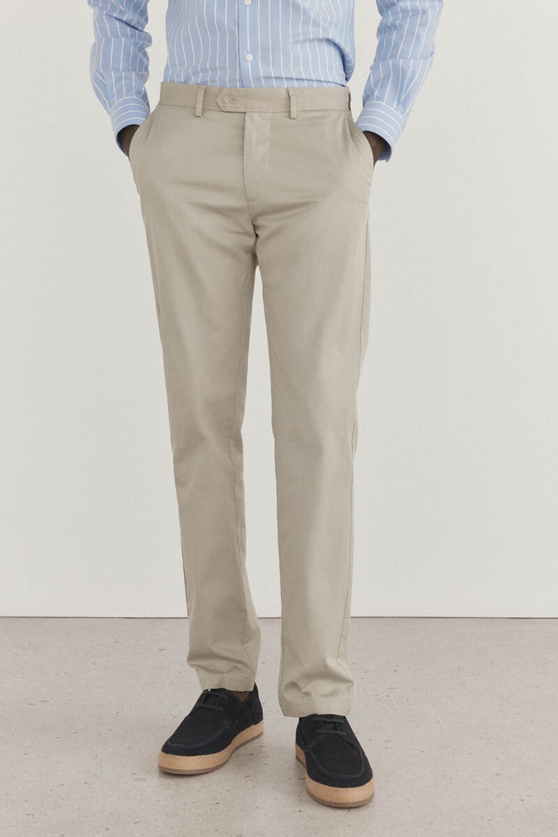 Pedro Del Hierro Pantalón Chino Slim Fit Con Print