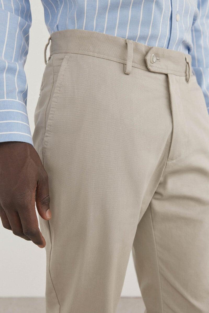 Pedro Del Hierro Pantalón Chino Slim Fit Con Print