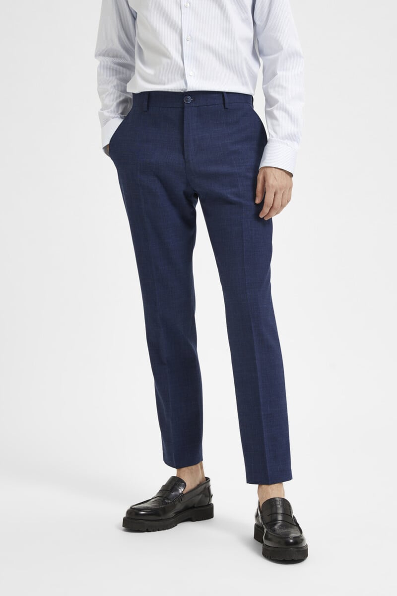 Pedro Del Hierro Pantalón De Lino Slim Fit