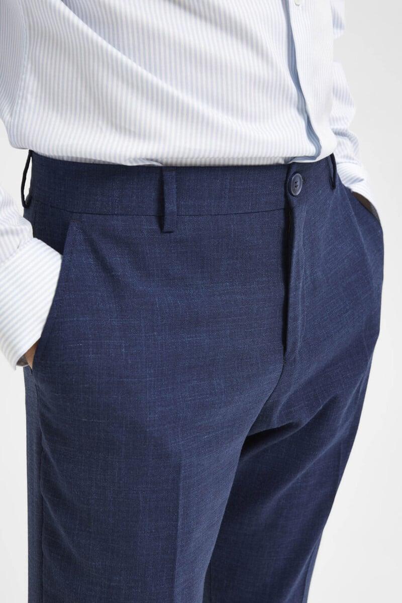 Pedro Del Hierro Pantalón De Lino Slim Fit