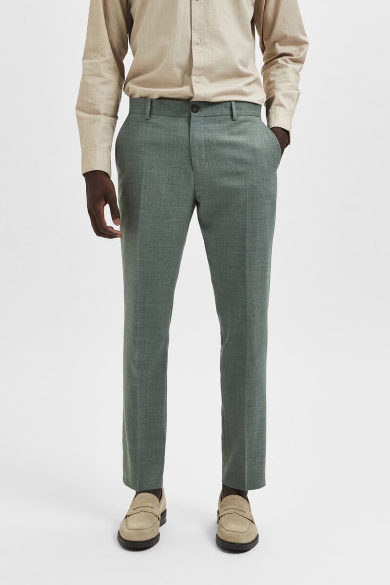 Pedro Del Hierro Pantalón De Lino Slim Fit