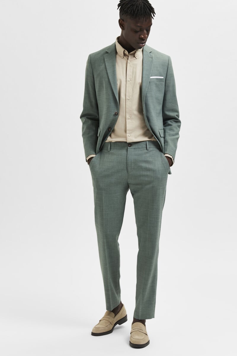 Pedro Del Hierro Pantalón De Lino Slim Fit